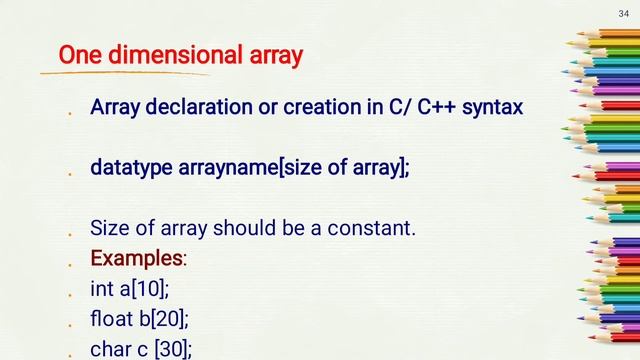 Array and it's properties - lecture 4/ DAA смотреть онлайн