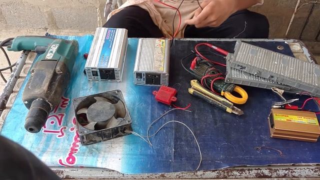 Load Testing Off 200 Watt Inverter ,500watt Inverter To 1000