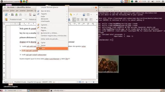 como instalar vokoscreen!!! смотреть онлайн