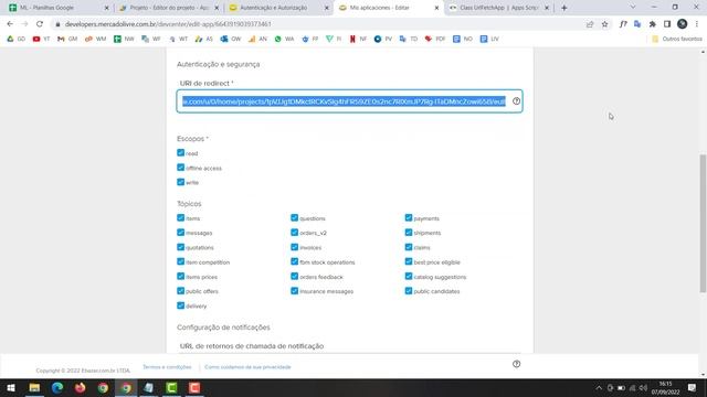 Google Planilhas Avançado - #106 Integração ao Mercado Livre I смотреть онлайн