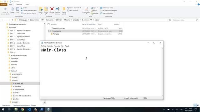 Ejecutables JAR con una sola clase смотреть онлайн
