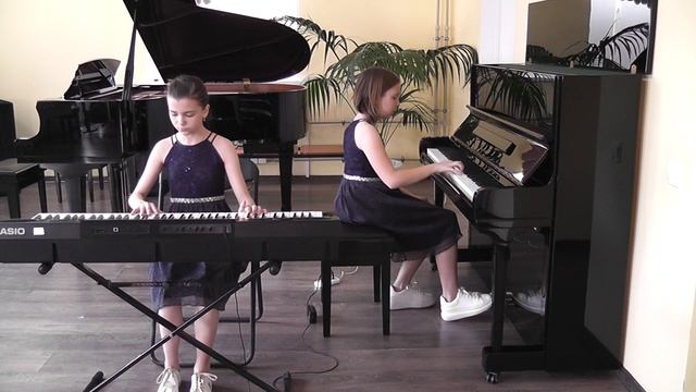 Макова Марина(синтезатор), Босько Анна (фортепиано) Дивеевская ДМШ Нижегородская обл смотреть онлайн