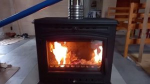 Монтаж, печь камин Эверест ф12 . Дымоход марки  Теплов Сухов
