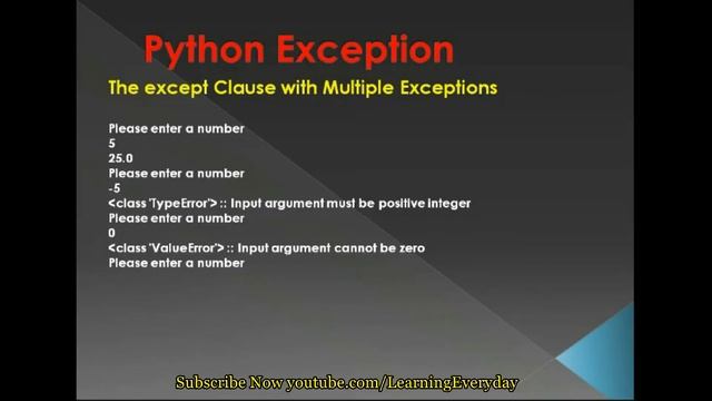 Exception handling in python in Hindi Video | Python Tutorial in Hindi смотреть онлайн