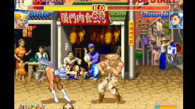 Hyper Street Fighter 2 Nerf AI (PS2) - Guile (Super T/X) - Hardest - No Continues смотреть онлайн