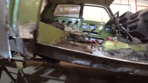 Силовые пороги из профильной трубы в НИВУ #часть 1, ремонт и сварка пола.