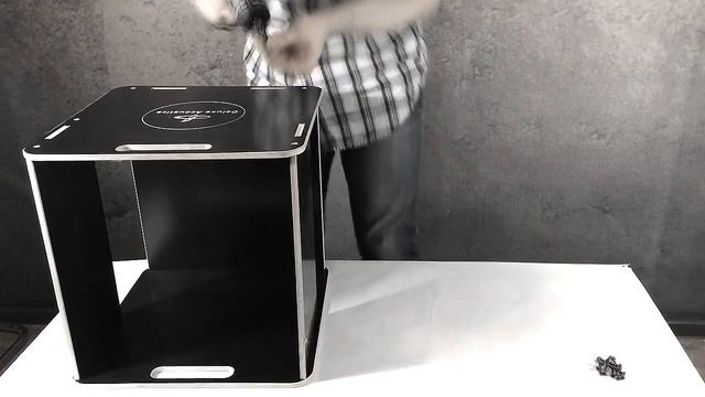 Deluxe Acoustics box for vinyl records, LP, discs, assembly смотреть онлайн