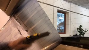 Как снять старую тонировку без остатков клея и повреждения обогрева.