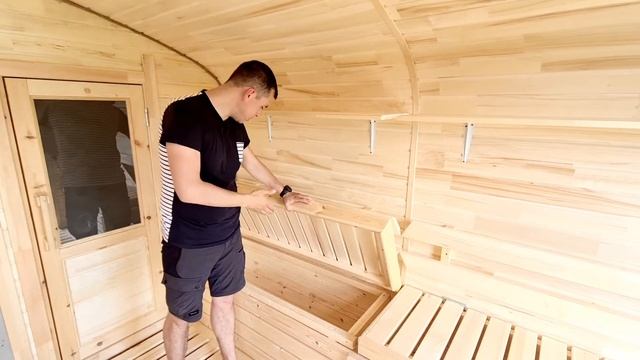 Огромная 6 х 4 Баня - бочка / Альтернатива классической бане, для тех кто любит БОЛЬШИЕ размеры смотреть онлайн