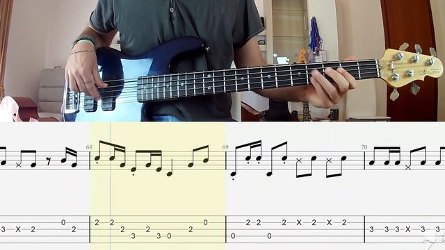 Daniele Silvestri - Salirò BASS ONLY + PLAY ALONG TAB + SCORE смотреть онлайн