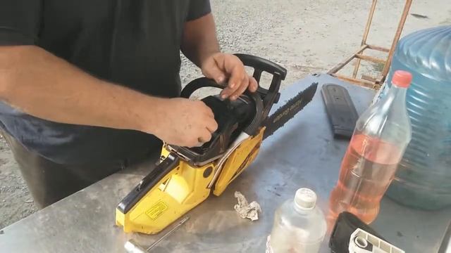 Как правильно заводить бензопилу после длительного хранения смотреть онлайн