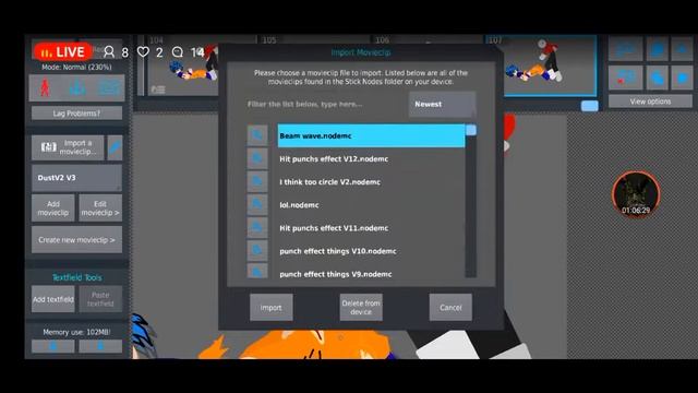 Stick Nodes pro Live? (dbz) смотреть онлайн