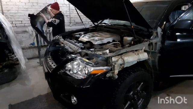 Лексус LX 570 процесс ремонта смотреть онлайн