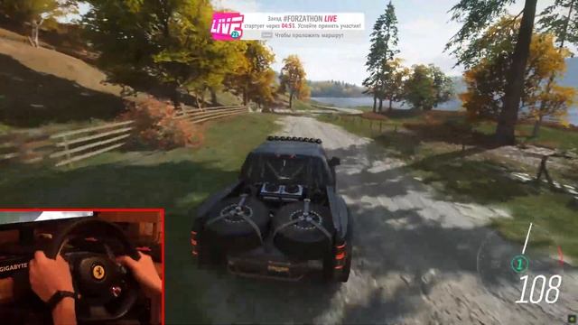 Ford F-150 DD - Forza Horizon 4 / ThrustMaster T80 gameplay смотреть онлайн