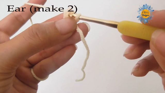 #021 | Crochet Candy Cane Meowchi Tsum Tsum | Amigurumi Beginners Tutorial | @Ami Saigon