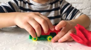 Волшебные машинки из пластилина. Видео для детей.