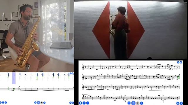 PlayThatSheet: Song For Xavier With Tablature And Digital MusicXML Sheet Reader