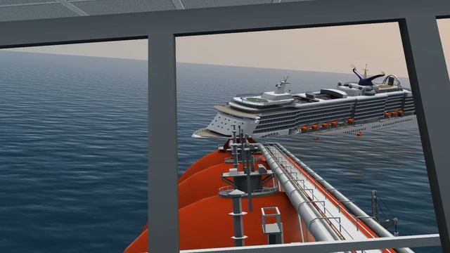 Tanker and Cruise Ship collide head on | Ship Simulator Extremes смотреть онлайн
