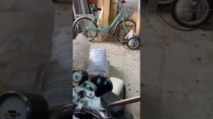 Запуск после зимней стоянки, мотоцикл Suzuki Van Van 200 Сузуки Ван Ван