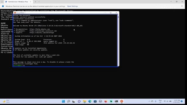 Post Install WSL2 : Access Ubuntu Linux with Screen Reader on Window11 смотреть онлайн