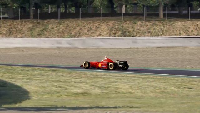 First Lap in the 1996 Ferrari F310 Assetto Corsa смотреть онлайн