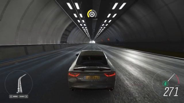 Audi RS7 Snowy Road - Forza Horizon 4 Realistic Car Drive in City - смотреть онлайн