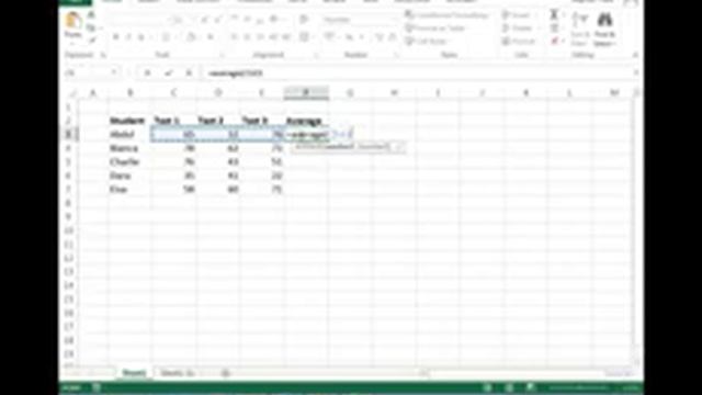 Excel - Average function explained смотреть онлайн