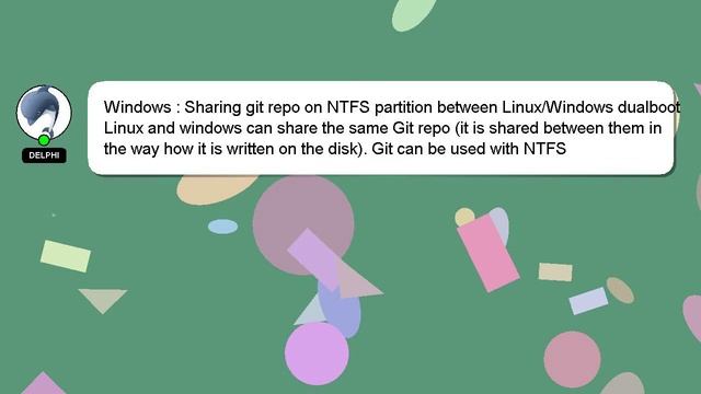 Windows : Sharing git repo on NTFS partition between Linux/Windows dualboot смотреть онлайн