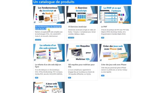 Tutoriel PHP - Créer un catalogue (basique) de produits en PHP - Présentation (1/3) смотреть онлайн