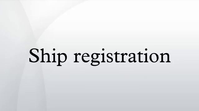 Ship registration смотреть онлайн
