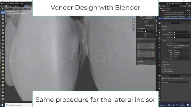 Veneer Design with Blender Software смотреть онлайн
