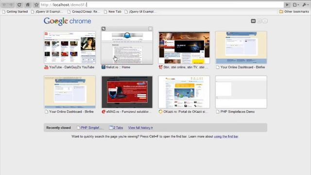 PHP SimpleFaces framework - early demo смотреть онлайн