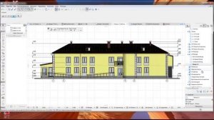 ARCHICAD 20 Перенос фасадов на листы
