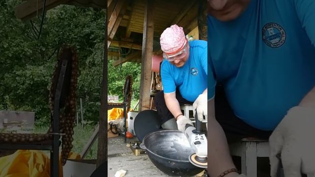 Подготовка казана к приготовлению вкусных блюд смотреть онлайн