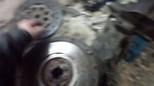 ч1. Сцепление  - двухмассовый маховик в одномассовый.