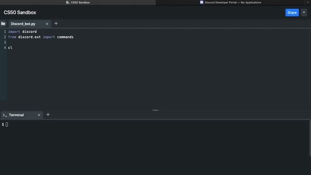 Make a Discord Bot with Python (Part-1) смотреть онлайн