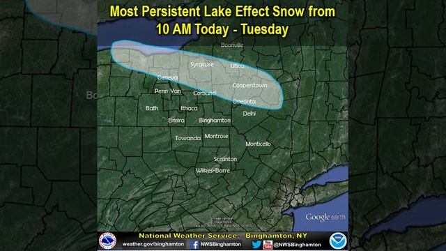 Central NY lake effect 1/18/16 смотреть онлайн