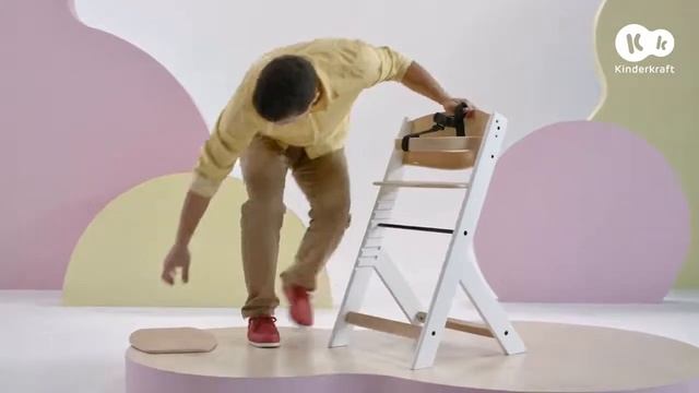 Kinderkraft 3 in 1 high chair ENOCK Kinderkraft How to video Tutorial смотреть онлайн