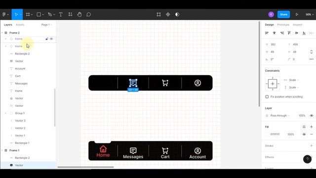 How to make navigation bottom bar design | Figma | 3 cool Navigation Menu Animation in Figma 2020 смотреть онлайн