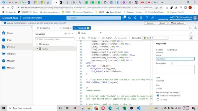 Create external tables in Azure Synapse смотреть онлайн