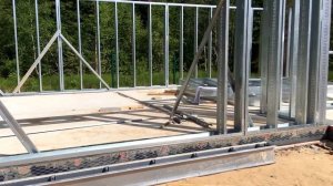 Строительство дома из ЛСТК часть 1