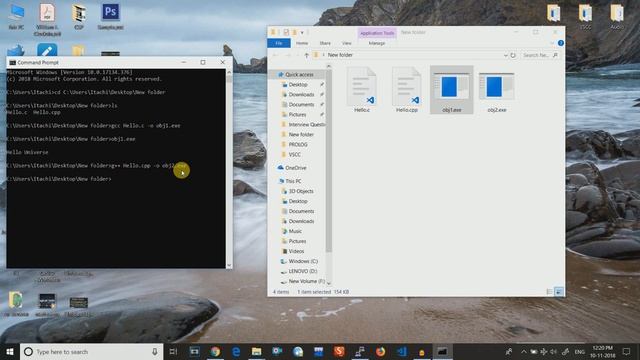 Compile and Run a C or C++ code in CMD (Windows command prompt) смотреть онлайн