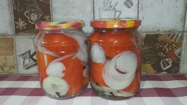 ПОМИДОРЫ с репчатым ЛУКОМ. Просто и ВКУСНО! смотреть онлайн