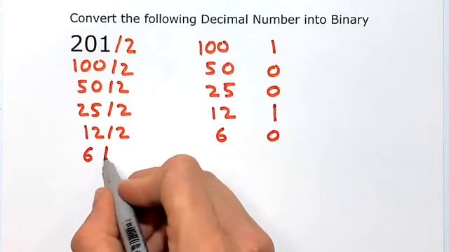 Convert from Decimal to Binary Method 2 (Dividing By Two) смотреть онлайн