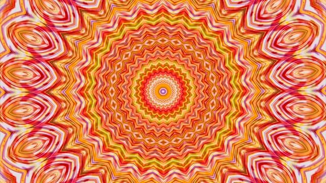 Trippy Funky Mesmerizing Mandala Abstract Digital Animation, Groovy Chill Music смотреть онлайн