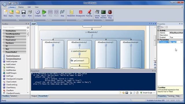 Interpreting PowerShell If/Then/ElseIf/Else into Workflow смотреть онлайн