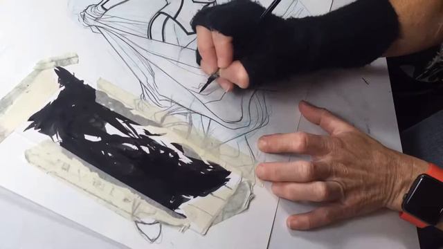 Rachel inking Superwoman #2 Part 1 смотреть онлайн
