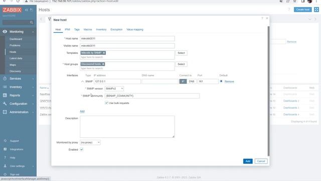 Мониторинг оборудования MikroTik с помощью Zabbix смотреть онлайн