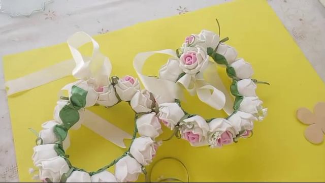Coroas Coraçao De Rosas De E.V.A, Para Casamento . смотреть онлайн