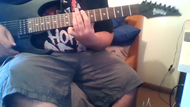 Skillet-Monster guitar cover (tabs in description) смотреть онлайн